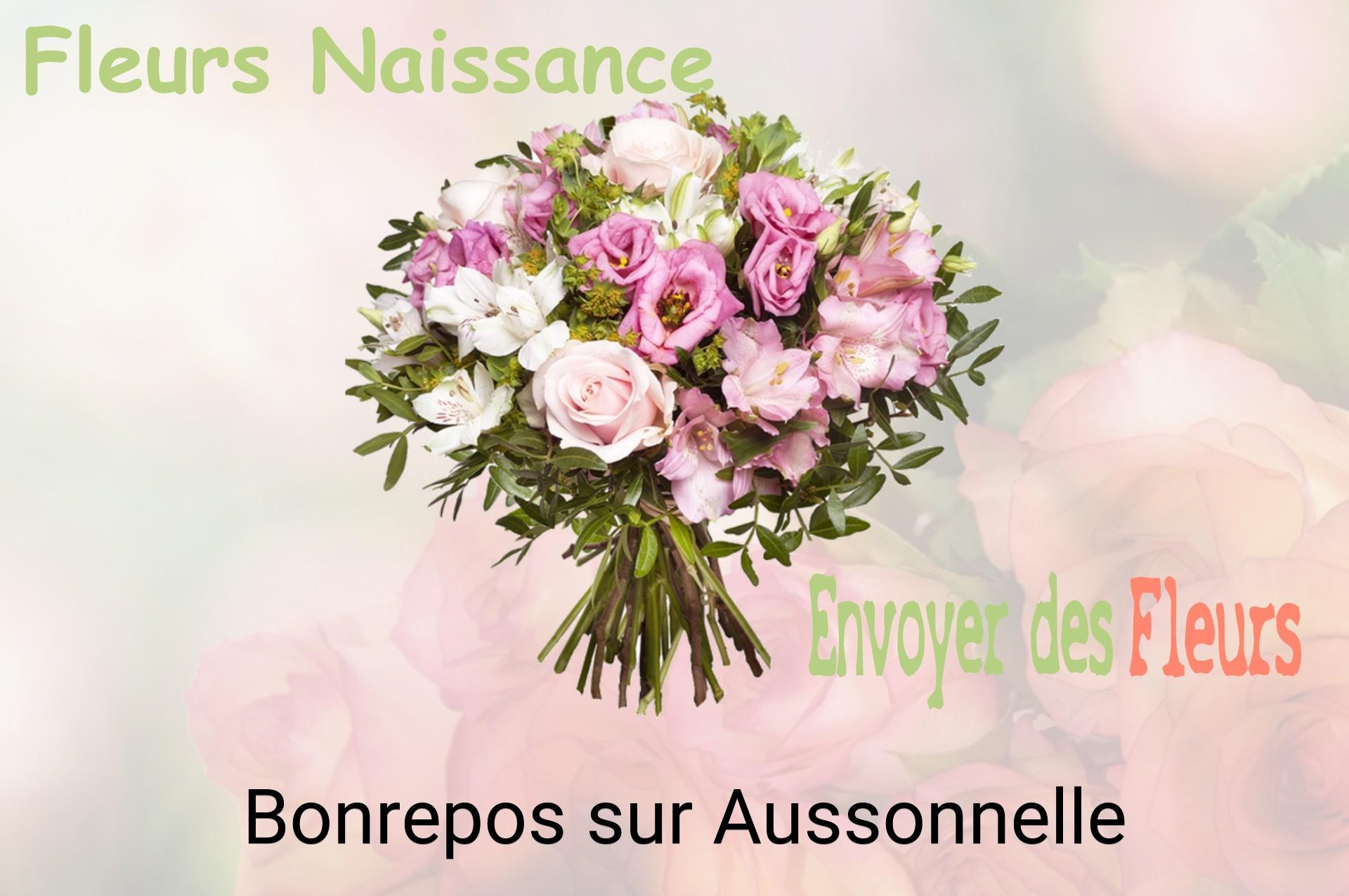 Bouquet de fleurs de naissance livré à Bonrepos-sur-Aussonnelle
